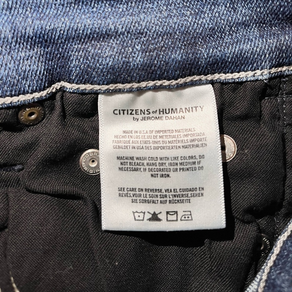 Citizens Of Humanity Rocket High Rise Skinny Jean Medium Wash Cotton Denim Fly - Picture 11 of 15